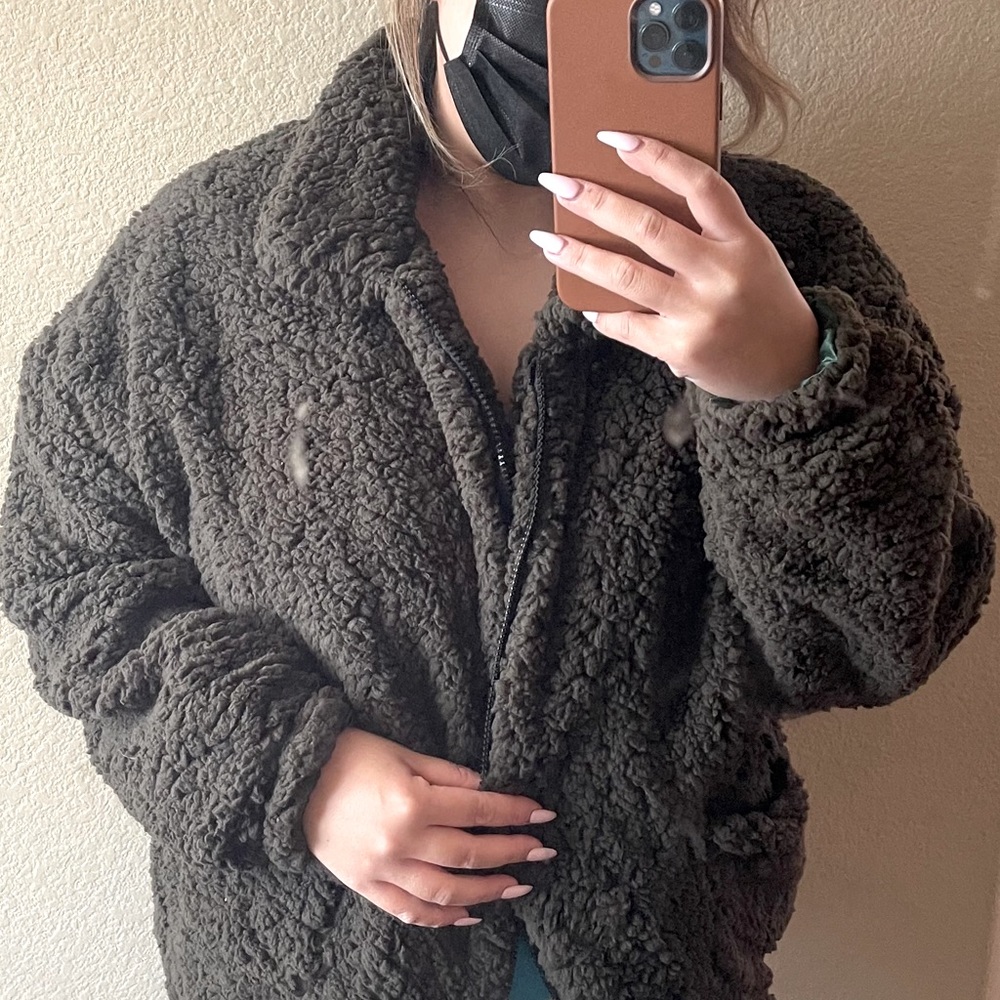 Unworn teddy fleece jacket